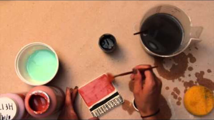 Wax resist