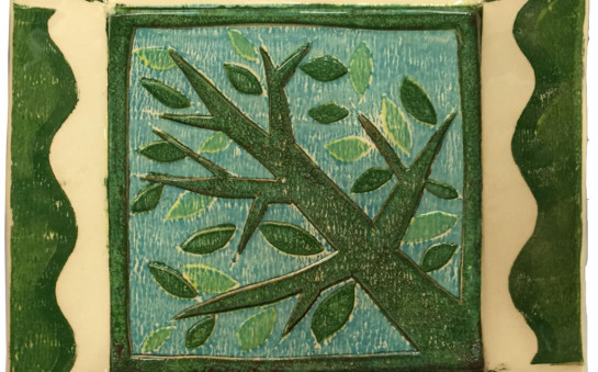 Positive and Negative Printmaking on Clay | AMACO Brent