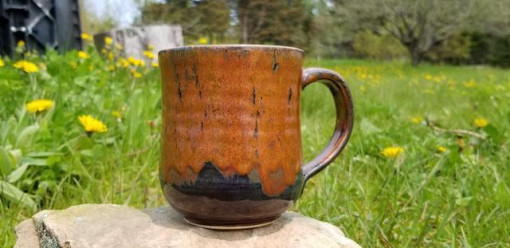 PC56 Ancient Copper over PC36 Ironstone AMACO Brent