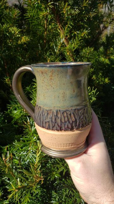 PC67 River Rock over PC36 Ironstone AMACO Brent