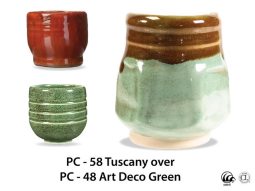 PC-48 Art Deco Green Glaze by Amaco