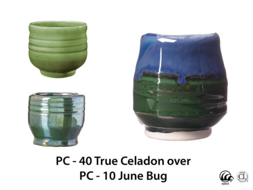 PC40 True Celadon over PC10 June Bug AMACO Brent