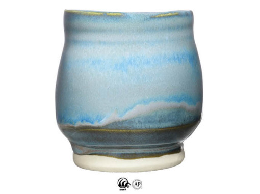 Umber Float Layering Chart PC-23 Indigo Float over PCF-3 Midnight Run | AMACO Brent