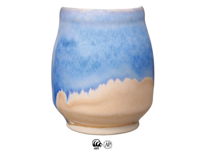 Layering Indigo Float PC-23 Indigo Float over PCF-54 Flux Blossom | AMACO Brent