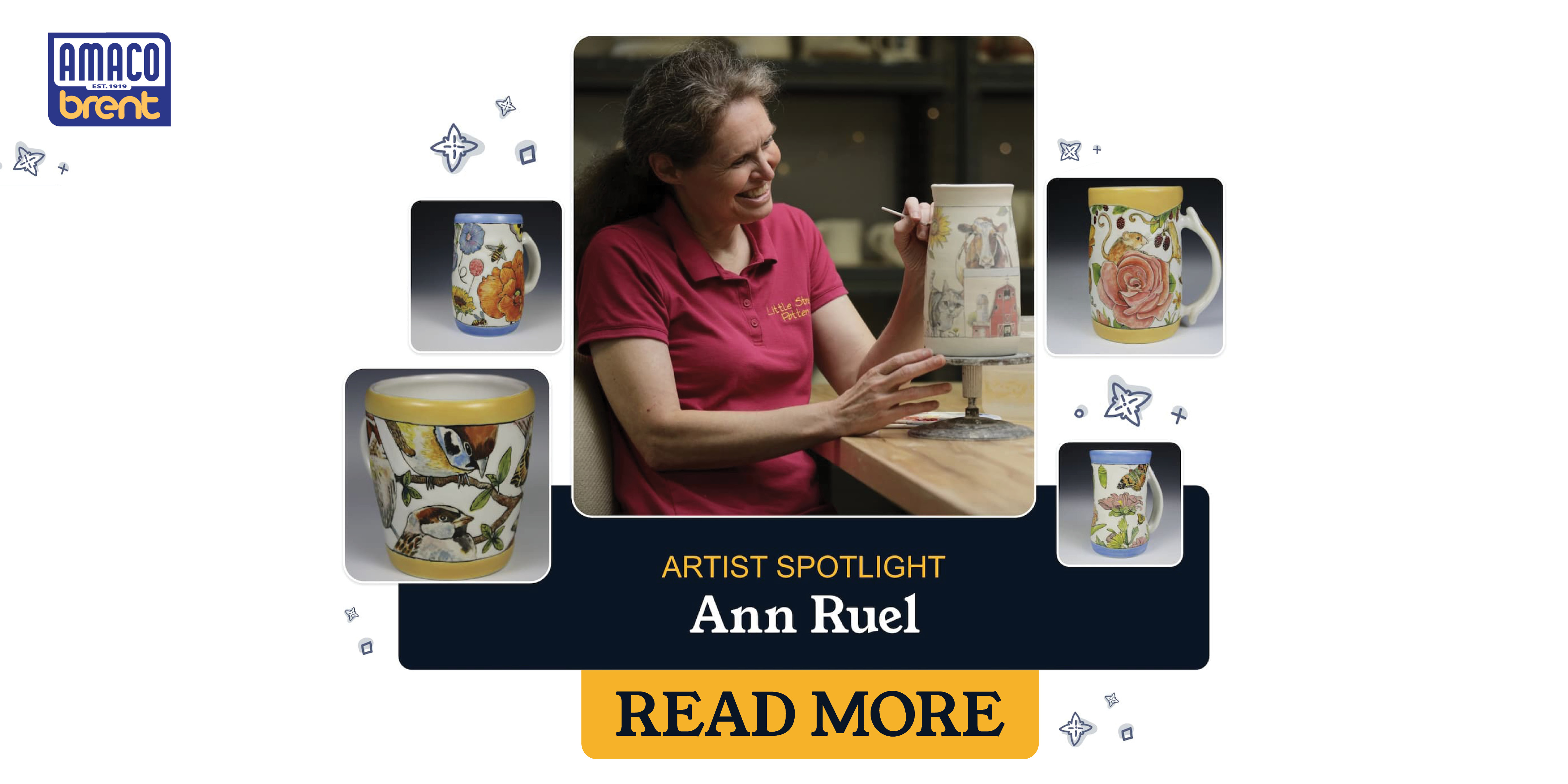 AMACO Artist Spotlight: Ann Ruel | AMACO Brent